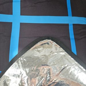 Patura picnic impermeabila, 100% poliester, 145x200 cm, negru - imagine 3