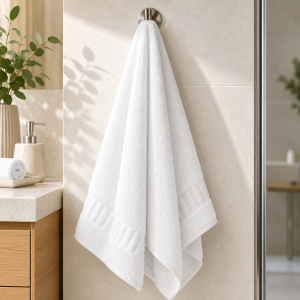 Prosop baie Kotonia Home - Alva-Spa2, 100% bumbac, alb - imagine 2