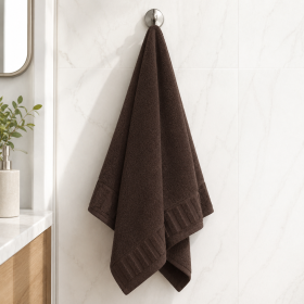 Prosop baie Kotonia Home - Alva-Spa2, 100% bumbac, maro