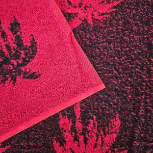 Prosop plaja Kotonia Home – 70×140 cm, 100% bumbac,  decor palmieri - 12 - imagine 4