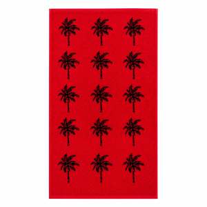 Prosop plaja Kotonia Home – 70×140 cm, 100% bumbac,  decor palmieri - 12 - imagine 5
