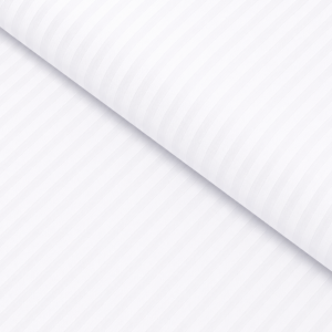 Set 2 fete perna Kotonia Home Hotel - Damasc cu dungi de 1 cm cu rame decorative Oxford, 100% bumbac, alb - imagine 7