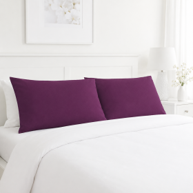 Set 2 Fete de perna Kotonia Home Hotel, 100% bumbac, Olandina color,  dimensiunea 50x70 cm, mov