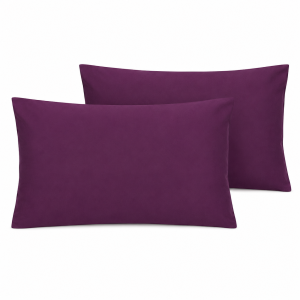 Set 2 Fete de perna Kotonia Home Hotel, 100% bumbac, Olandina color,  dimensiunea 50x70 cm, mov - imagine 2