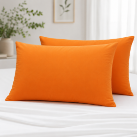 Set 2 Fete de perna Kotonia Home Hotel, 100% bumbac, Olandina color, dimensiunea 50x70 cm, orange