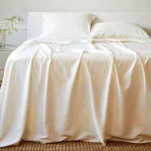 Cearceaf pentru pilota Kotonia Home, 100% bumbac, ranforce color uni, ivoire - imagine 4