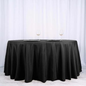 Fata de masa Kotonia Home - rotunda cu diametrul 300 cm, blackout, negru - imagine 3