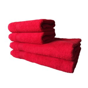 Prosop Kotonia Home Deco - 50x90 cm, 100% bumbac, rosu - imagine 3