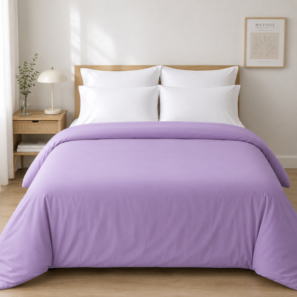 Cearceaf pentru pilota Kotonia Home, 100% bumbac, ranforce color uni, lila