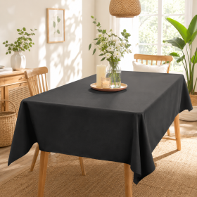 Fata de masa Kotonia Home - Delice, 100% bumbac impermeabil, gri antracit