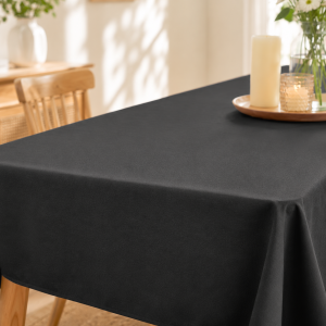 Fata de masa Kotonia Home - Delice, 100% bumbac impermeabil, gri antracit - imagine 2