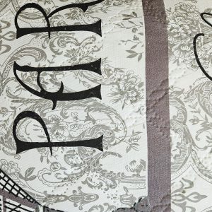 Pachet 2 perne matlasate Kotonia Home - 50x70 cm, 630 gr/buc, decor Paris 05 - imagine 3