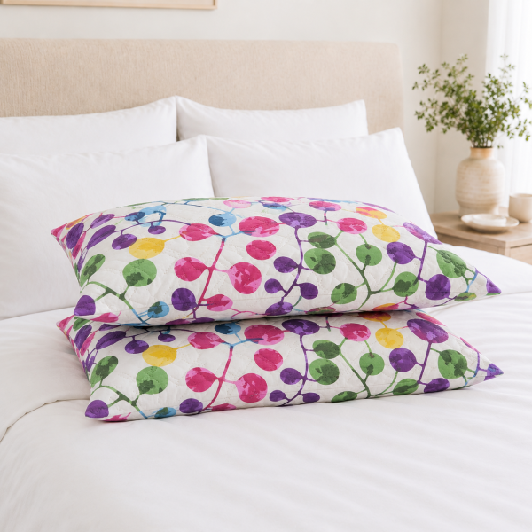 Pachet 2 perne matlasate Kotonia Home - 50x70 cm, 630 gr/buc, decor multicolor 09