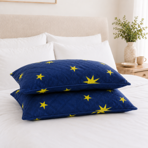 Pachet 2 perne matlasate Kotonia Home - 50x70 cm, 630 gr/buc, decor stele 012 - imagine 2