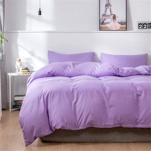 Cearceaf pentru pilota Kotonia Home, 100% bumbac, ranforce color uni, lila - imagine 2