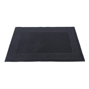 Covoras intrare antiderapant - Decor Greek Border uni, 45x75 cm, 100% pvc, gri antracit - imagine 3