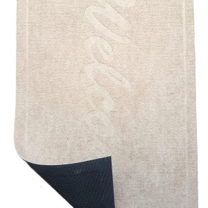Covoras intrare - Welcome uni, 45x75 cm, antiderapant 100% pvc, crem - imagine 3