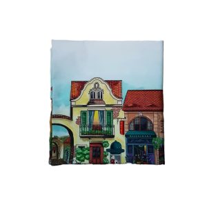 Fata de masa Kotonia Home - 70% bumbac, 30% poliester, Old Town cu imprimeu digital - imagine 2