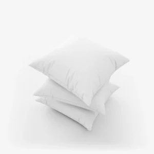 Pachet 2 perne Kotonia Home - 40x40 cm,  cu umplutura puf siliconizat, albe - imagine 2
