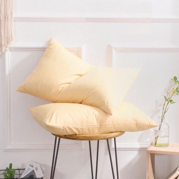 Set 2 Fete de perna Kotonia Home, 100% bumbac, ranforce color uni, ivoire