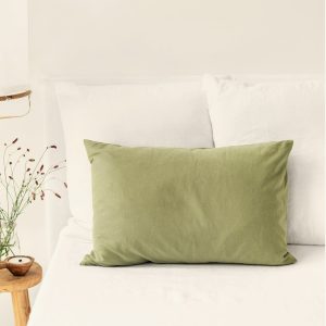 Set 2 Fete de perna Kotonia Home, 100% bumbac, ranforce color uni,  dimensiunea 50x80 cm, verde olive - imagine 3