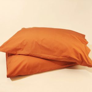 Set 2 Fete de perna Kotonia Home, 100% bumbac, ranforce color uni,  dimensiunea 50x80 cm, orange - imagine 3