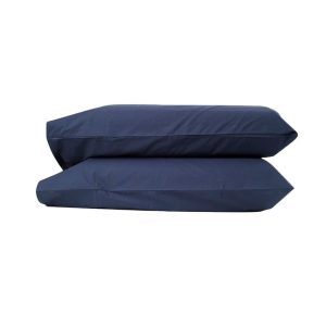Set 2 Fete de perna Kotonia Home, 100% bumbac, ranforce color uni,  dimensiunea 50x80 cm, albastru - imagine 2