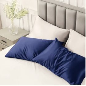 Set 2 Fete de perna Kotonia Home, 100% bumbac, ranforce color uni,  dimensiunea 50x80 cm, albastru