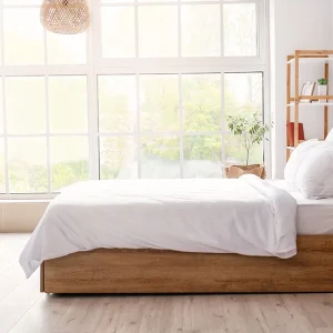 Cearceaf de pat Kotonia Home Hotel, 100% bumbac, Olandina, alb - imagine 3