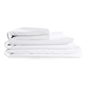 Cearceaf pentru pilota Kotonia Home Hotel, 100% bumbac, Olandina, alb - imagine 6
