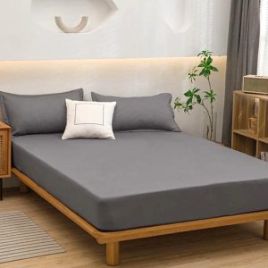 Husa pat Kotonia Home - Ranforce color uni, 100% bumbac, gri - imagine 10