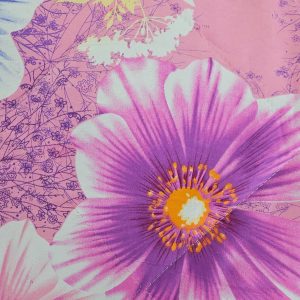 Pachet pilota 200x220 cm, 250 g/m2 + 2 perne 50x70 cm, decor floral 02 - imagine 3