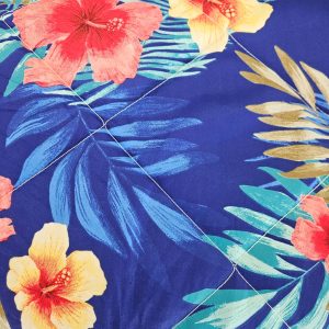Pachet pilota 200x220 cm, 250 g/m2 + 2 perne 50x70 cm, decor floral 01 - imagine 3