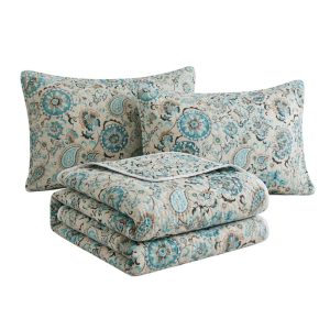 Pachet pilota 200x220 cm, 250 g/m2 + 2 perne 50x70 cm, decor oriental 06 - imagine 2