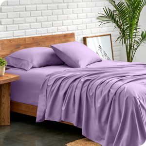 Husa pat Kotonia Home - Ranforce color uni, 100% bumbac, lila - imagine 5