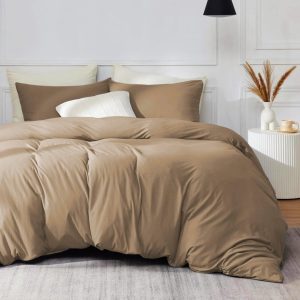 Cearceaf pentru pilota Kotonia Home, 100% bumbac, ranforce color uni, maro