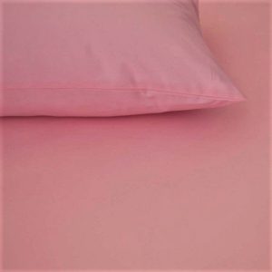 Husa pat Kotonia Home - Ranforce color uni, 100% bumbac, roz - imagine 3