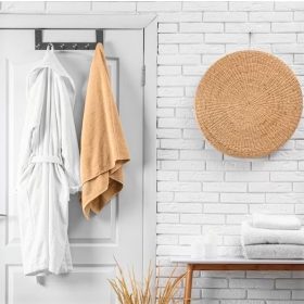 Halat de baie cu guler, unisex, Kotonia Home Hotel- prosop, 100% bumbac, alb,