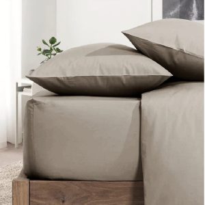 Husa pat Kotonia Home - Ranforce color uni, 100% bumbac, gri - imagine 2