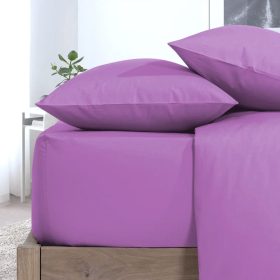 Husa pat Kotonia Home - Ranforce color uni, 100% bumbac, lila