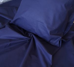 Husa pat Kotonia Home - Ranforce color uni, 100% bumbac, bleumarin - imagine 6