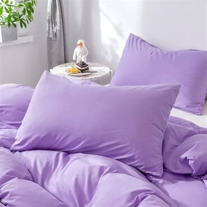 Set 2 Fete de perna Kotonia Home, 100% bumbac, ranforce color uni, lila