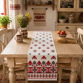 Napron decorativ pentru masa kotonia Home - Rustic, 100% bumbac 45x150 cm, T37
