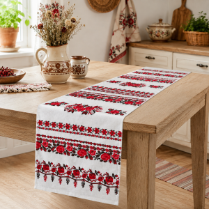 Napron decorativ pentru masa kotonia Home - Rustic, 100% bumbac 45x150 cm, T40