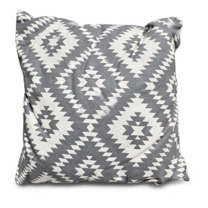 Pachet 2 perne decorative Kotonia Home - 40x40 cm, creton impermeabil 100% bumbac, decor geometric 31 - imagine 2