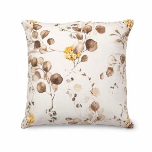 Pachet 2 perne decorative Kotonia Home - 40x40 cm, creton impermeabil 100% bumbac, decor floral 36 - imagine 2