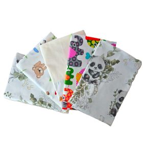 Pachet 5 buc fete perna 50x70 cm, tesatura ranforce imprimat M03