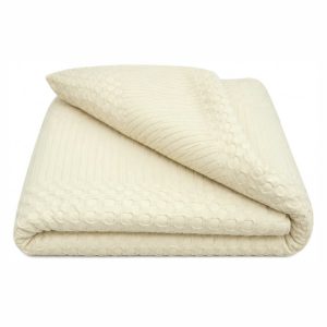 Cuvertura Kotonia Home - Waffle, 220x240 cm, 100% bumbac - ivoire - imagine 3