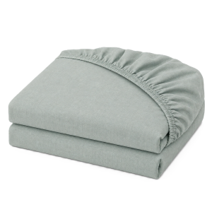 Husa pat cu elastic Kotonia Home - Ranforce La-viva color uni, gri mediu - imagine 2