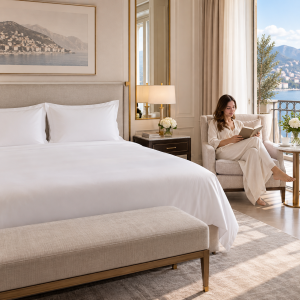 Lenjerie de pat Kotonia Home Hotel 2 persoane, 100% bumbac, Olandina